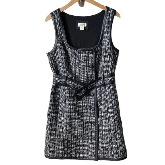 Anthro Maeve tweed mini dress size 10 - Picture 6 of 16